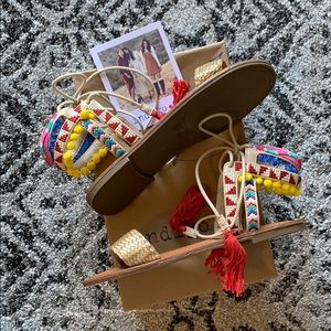 NIB Indigo Rd sandals